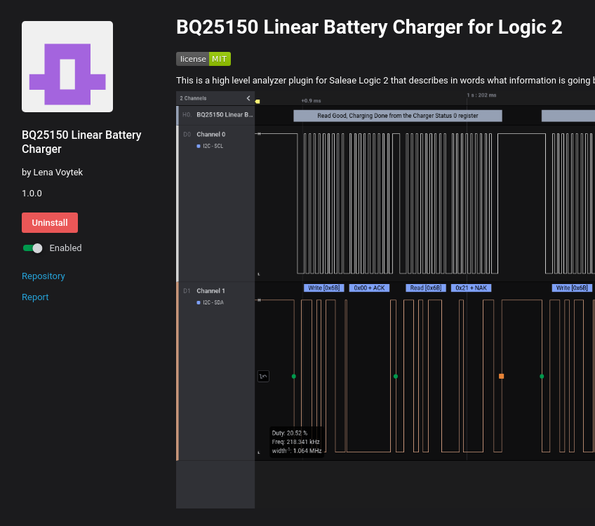 Linear Battery Charger Analyzer